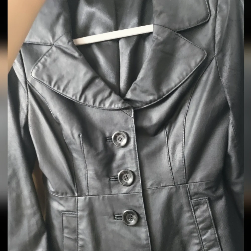 Guess leather coat
